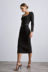 Anna Samouka - Franzisca Dress Midi Boost Black